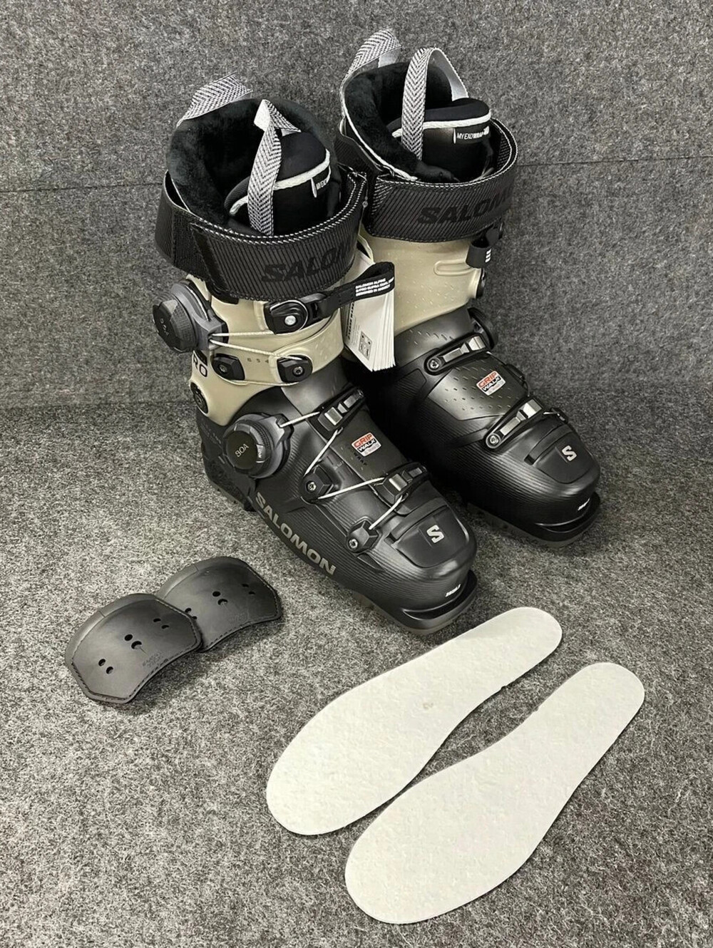 SALOMON S/Pro Supra Dual BOA 105W Ski Boots Women's Size 25/25.5  9-10